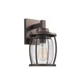 thumbnail image 2 of RADIANCE Goods Transitional 1 Light Rubbed Bronze Outdoor Wall Sconce 12" Tall, 2 of 4
