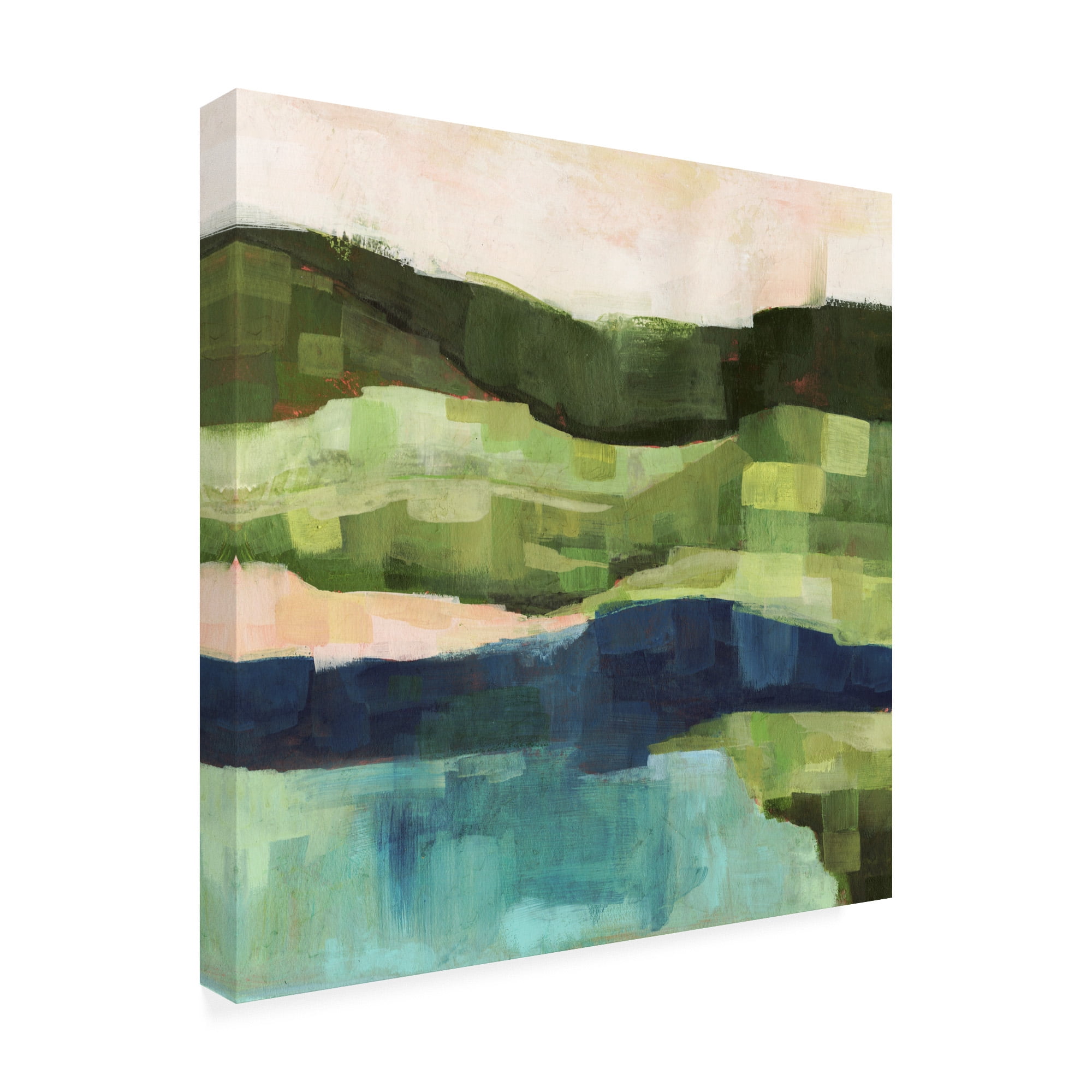 Trademark Fine Art 'Pastoral Patchwork I' Canvas Art by Victoria Borges