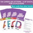 thumbnail image 6 of BenBen Alphabet Go Fish Card Game for Kids 3+,104 Cards, Oversized ABC Learning Playing Cards, 6 of 7