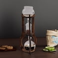 thumbnail image 3 of Iced Coffee Cold Brew Drip Tower Coffee Maker Wooden 6-8 cup for Making Delicious Cold Extracted Coffee At Home, In Coffee Shops, Cafes, And Offices, 3 of 12