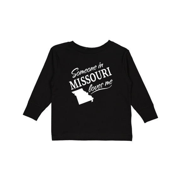 Inktastic Someone in Missouri Loves Me Boys or Girls Long Sleeve Toddler T-Shirt