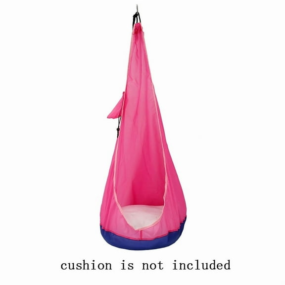 Kids Pod Swing Seat without Cushions Folding Hanging Hammock Hanging Swing Seat Child Hammock for Indoor Outdoor Suspension Seat