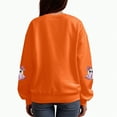 thumbnail image 6 of Towmus Women Halloween Sweatshirts Sequin Ghost Long Sleeve Shirt Oversized Crewneck Fall Pullover Tops, 6 of 6