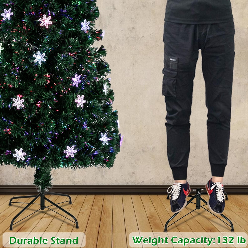 Private Jungle 6FT Christmas Tree, Small Light Fiber Optic Christmas Tree, 230 Branches Artificial Tree Xmas Tree - Green