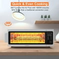 Toaster Oven Air Fryer Combo 10in1 Countertop Convection Oven 1800W