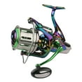 thumbnail image 1 of 18+1BB Spinning Fishing Reel 4.8:1 Speed Ratio Large Trolling Reel with Interchangeable Folding Left and Right Handles, 1 of 8
