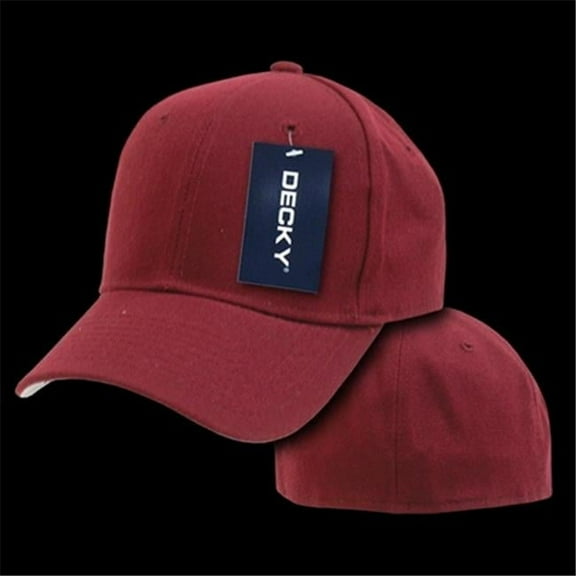 Fitted Caps, Maroon, 7 5/8