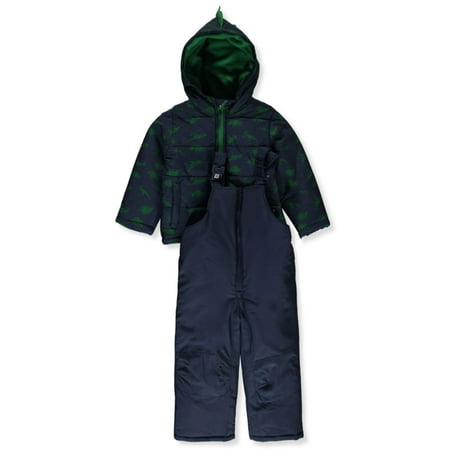 

Rothschild Boys 2-Piece Dinosaur Snowsuit Jacket Set - navy 3t (Toddler)