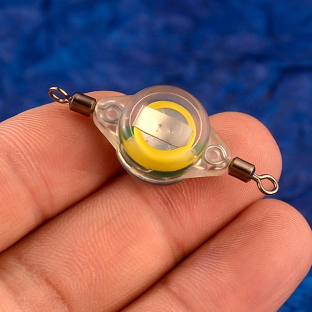 Señuelo de cebo de pesca impermeable en forma de ojo luces LED lámpara subacuática de gota profunda FLhrweasw Nuevo
