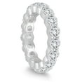 thumbnail image 2 of SZUL Women's AGS Certified Diamond Eternity Band in 14K White Gold (3.75 - 4.25 CTW), 2 of 4