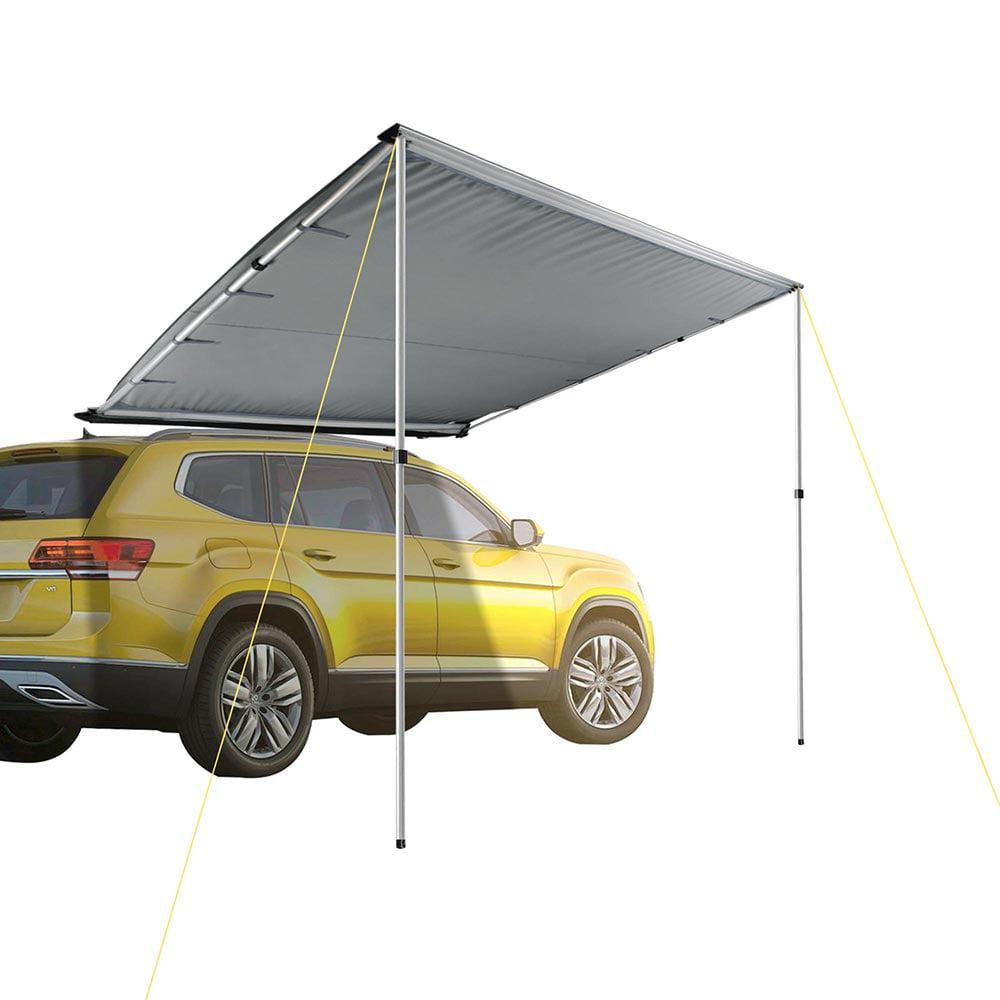 Yescom 7.6'x8.2' Car Side Awning Rooftop Pull Out Tent Shelter Outdoor