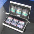 thumbnail image 3 of Kuymtek Caja protectora de aluminio y metal para tarjetas de memoria, estuche protector de almacenamiento, 6x SD/SDHC/MMC, 3 of 6