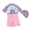 Pink, variant on Nwiuh Toddler Boy Short Sleeve Rash Guard One Piece Swimwear Sun Protection Bathing Suit (Blue, 1-2 Years)