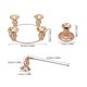 thumbnail image 2 of unbranded 1 De De Hierro Dorado Con Velas Ideal Para En Bodas Y, 2 of 8