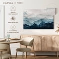 thumbnail image 5 of Elephant Stock Japanese Mountain Landscape Abstract Wall Art - Horizontal Canvas Wall Art - Hallway Wall Decor - Abstract Canvas - Blue And White Decor - 48" x 32", 5 of 8