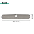 thumbnail image 2 of Uxcell 2pcs Kitchen Faucet Mat, Sink Splash Pad Drain Pad Kitchen Countertop Protector Mat, Grey, 2 of 5
