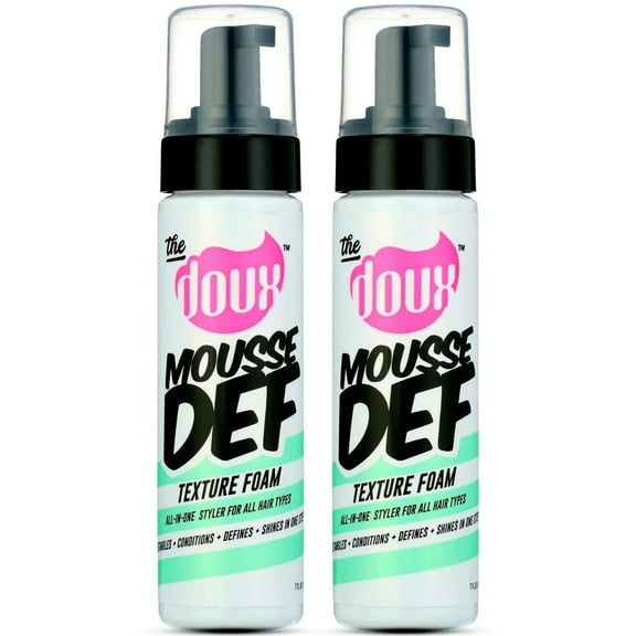 The Doux Mousse Def Texture Foam (2-Units) 7 oz Each - Multi-Use Mousse Hair Foam