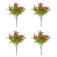 thumbnail image 1 of Bewildely 4X flor falsa planta de imitación decoración de boda mano de obra decoraciones para el hogar de larga duración accesorios de Decoración, 1 of 6