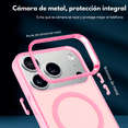 thumbnail image 4 of Funda Case Deluxe para iPhone 17 Pro ROSA Uso Rudo Compatible con MagSafe, Protección Antigolpes Resistente, PC + TPU, Diseño Elegante y Duradero, 4 of 7