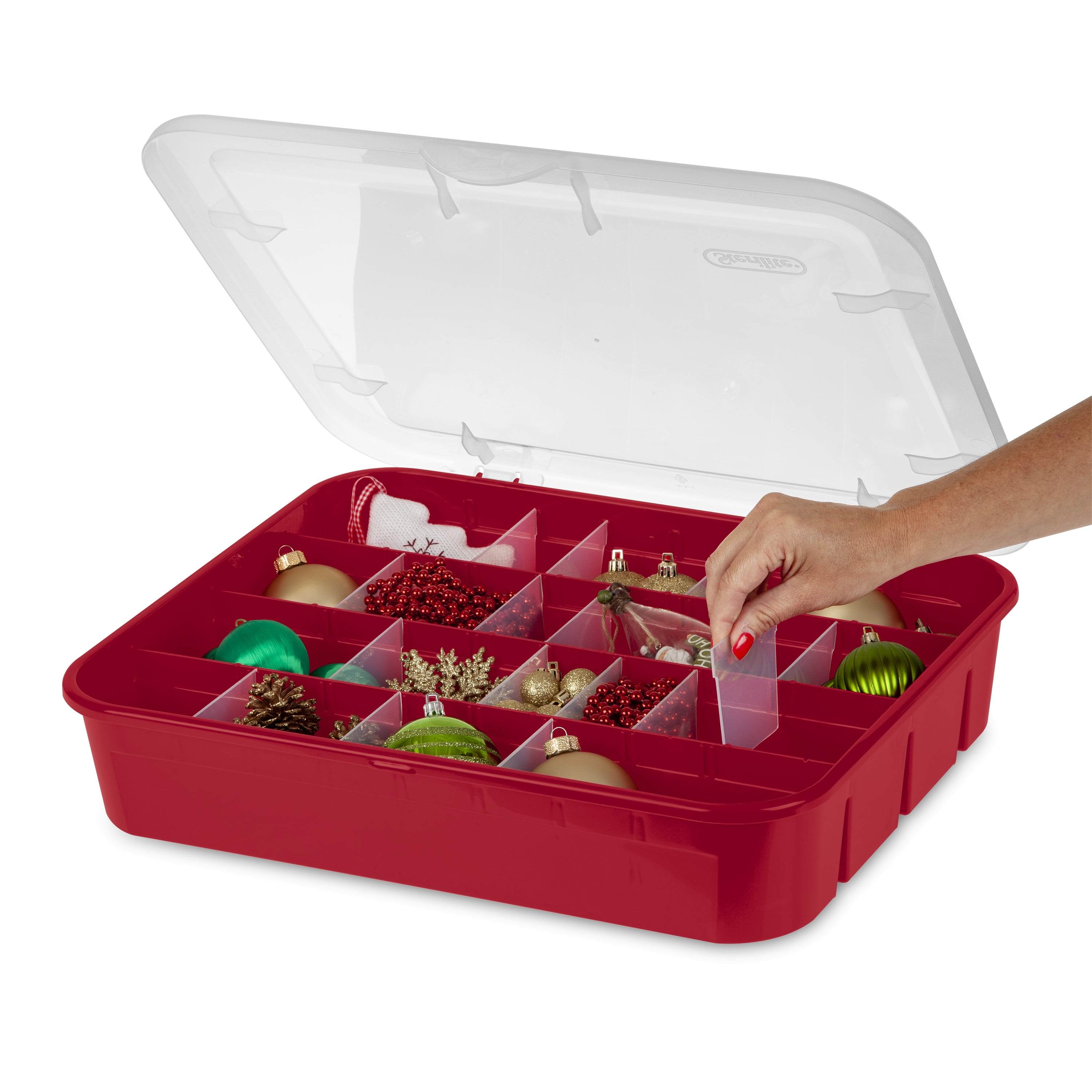 Sterilite 19 Gallon Really Red Stacker Ornament Box – Walmart Inventory  Checker – BrickSeek
