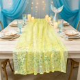 thumbnail image 4 of Glitter Sequin Table Runner 72 Inch Sheer Mesh Party Table Decor for Wedding Birthday Shower Banquet, 4 of 6