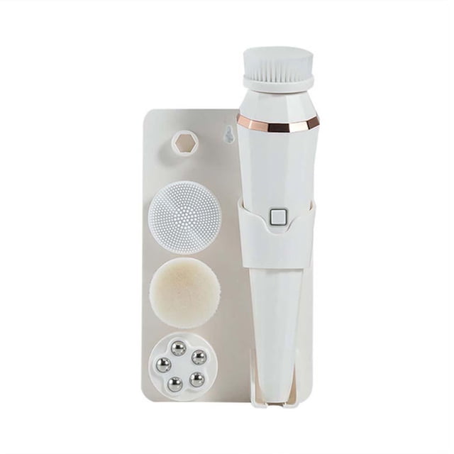 Cepillo De Limpieza Facial Eléctrico Con 4 Cabezales De Cepillo Cepillo Facial Impermeable Para Colgar En La Pared Limpieza Profunda Cuidado De La Piel Suave Speravity CE007400-03