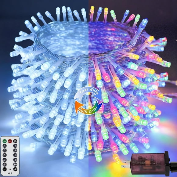 Luces de Cadena KAQ 26,8 m 240 LED Conectables para Interior y Exterior