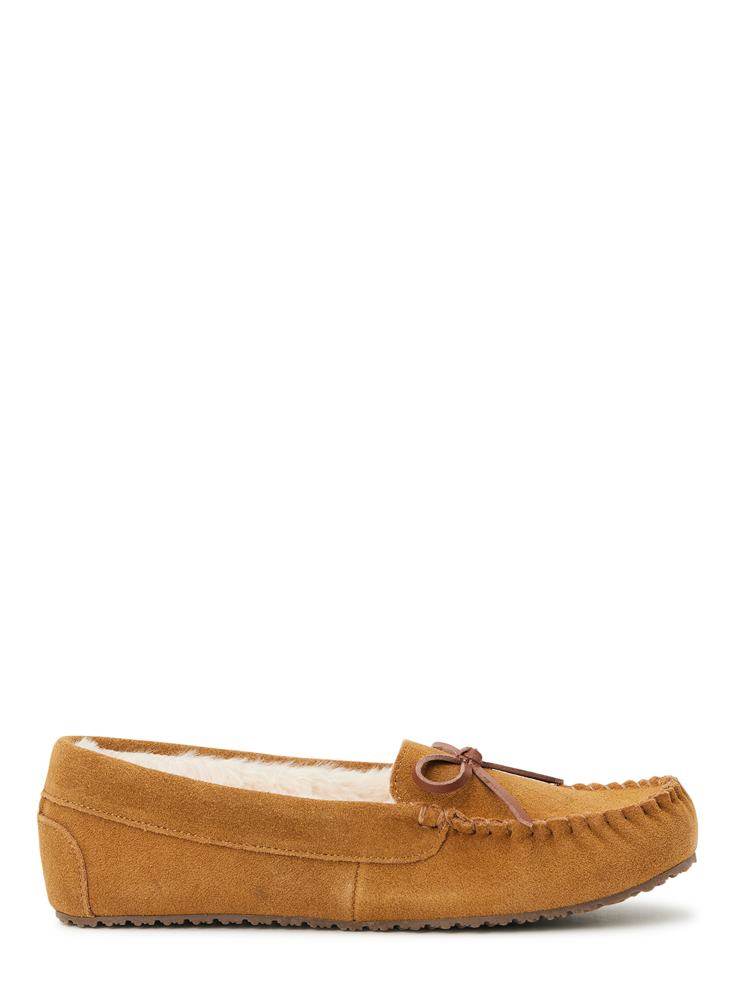 Joyspun Women's Suede Moccasin Slippers photo 3