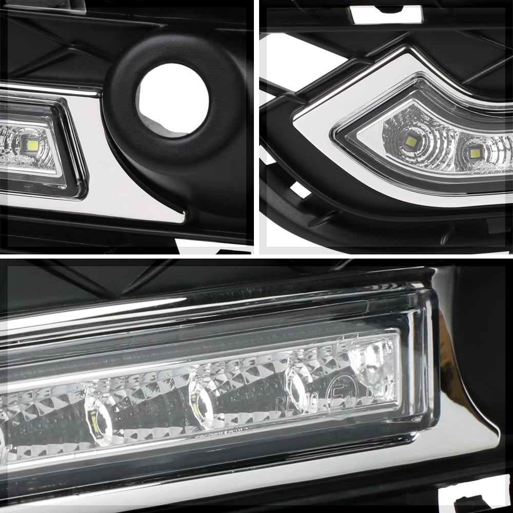 Right Front Bumper Grille Fog Light Grille 51117210469 For BMW X3 F25 2011-2014
