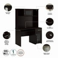 thumbnail image 4 of Bush Furniture Cabot 48" Computer Desk and Hutch, Espresso Oak, 4 of 8