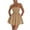 Khaki, variant on Plus Size Fall Dresses for Curvy Lady Women's Strapless Mini Dress, Glitter Tulles Homecoming Dresses for Teens, A Line Short Prom Cocktail Gown with Bow Khaki M