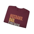thumbnail image 3 of Fireman Firefighter Sweatshirt Gifts Crew Neck Shirt Long Sleeve Unisex, 3 of 5