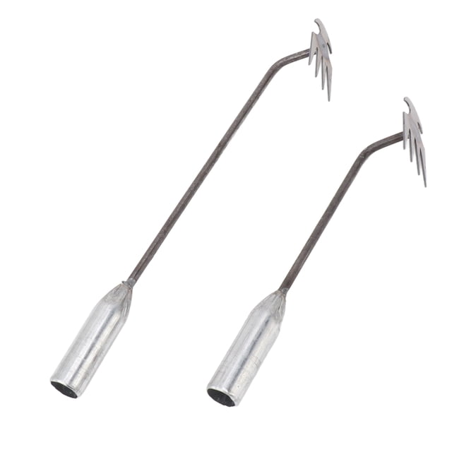 Extractor de malas hierbas ANGGREK 2 piezas 4 dientes ergonómico herramienta de deshierbe manual