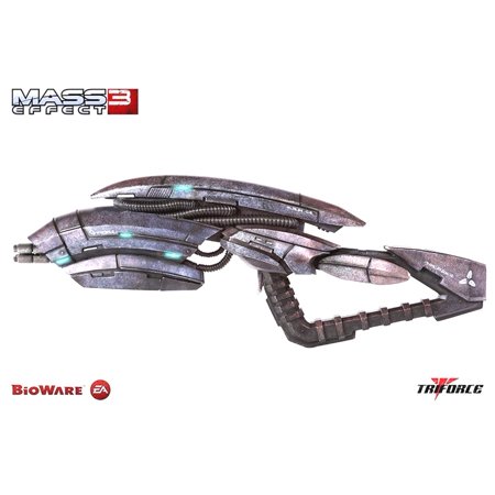 Geth Pulse Rifle Mass Effect 3 Project TriForce Full Scale (Mass Effect 1 Best Assault Rifle)