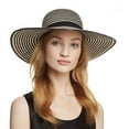 thumbnail image 4 of August Hat Company Happy Hour Floppy Hat (One Size, Black), 4 of 5