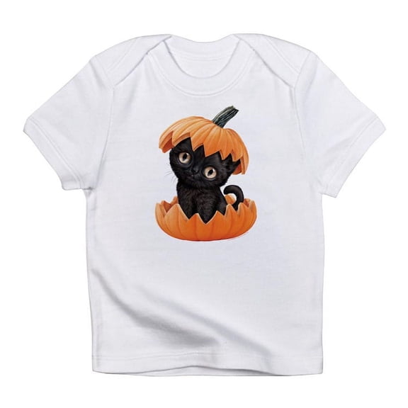CafePress - PD Moreno's Halloween Black Kitty Infant T Shirt - Infant T-Shirt