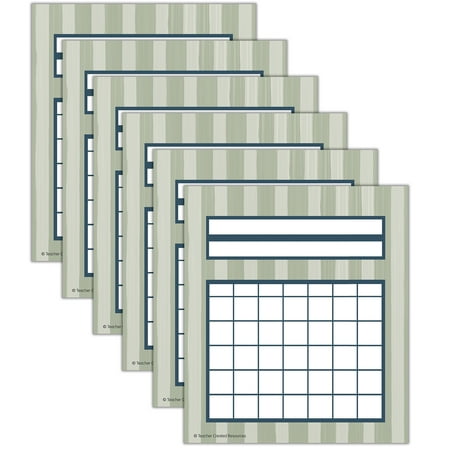 Teacher Created Resources Classroom Cottage Incentive Charts 36 Per Pack 6 Packs