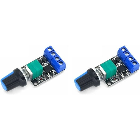 

Treedix 2pcs PWM DC Motor Governor 5V-16V12V Speed Regulating Switch 10A LED Dimming Speed Regulating Module