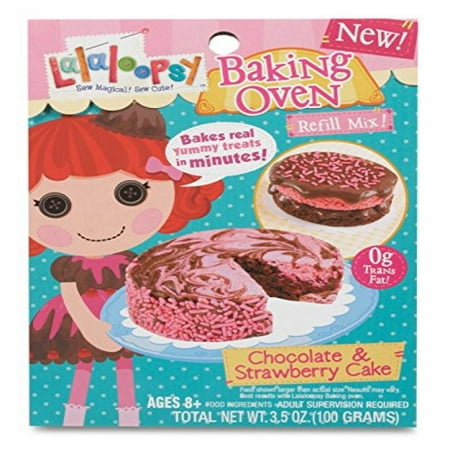 Lalaloopsy Baking Oven Mix- Chocolate & Strawberry (Best Chocolate For Strawberry Coating)