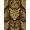 Gold, Pattern 6, variant on ODIKA 4' x 6' Machine Washable Non-Slip Area Rug, geometric print High Traffic Rug, Gold, 1172051
