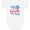 AA-White, variant on Inktastic My 1st 4th of July with Stars Boys or Girls Baby Bodysuit