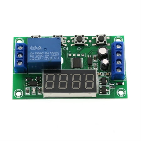 

ABIDE Time Relay Module Copper Removable Replacement Repair 1 Channel Digital Display Timing Modules Switch Accessories