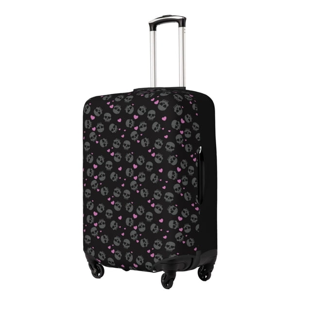 Fotbe Cool Skull Love Funda Protectora para Equipaje, Antirrayones y Resistente a la Suciedad, Compatible con Maletas de 18 a 32 Pulgadas-X-Large