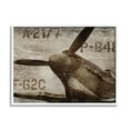 thumbnail image 4 of Stupell Industries Vintage Style Airplane Propeller Aircraft Sepia Monochrome Framed Wall Art, 30 x 24, Design by Dylan Matthews, 4 of 5