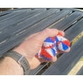 thumbnail image 4 of Funiverse Bulk 50 Pack Patriotic 3-Color Porcupine Ball Assortment - 1.25" Rubber Spike Ball, 4 of 4