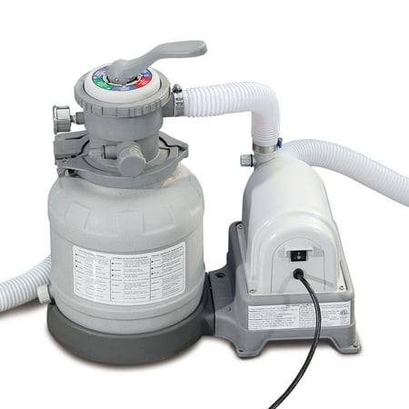 Summer Waves Swimming Pool Sand Filter Pump with GFCI for Above Ground Swimming (Best Pool Pump On The Market)