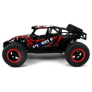 RC Remote Control Muscle Baja Truggy Truck Buggy 2.4 GHz PRO System 1:16 Scale Size RTR w/ Working Suspension, Spring Shock Absorbers Toy ( Colors May Vary )