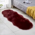 thumbnail image 1 of Alfombra de sofá de lana de imitación, alfombra para piso, cojín de lana de imitación, alfombra para ventana salediza, alfombra antideslizante para sala de estar y dormitorio, 1 of 6