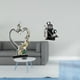 thumbnail image 2 of Estatua de pareja besándose, figura de pareja, modelo de cámara, figura coleccionable, material de resina, decoración artística abstracta, adecuada pa, 2 of 8
