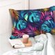 thumbnail image 4 of Fotbe Colorful Tropical Leaves Funda de Almohada Decorativa Estilo Occidental, Lujo en Algodón, Fundas para Almohadas King, Cojín Estampado para Decoración del Hogar-20"x30", 4 of 6